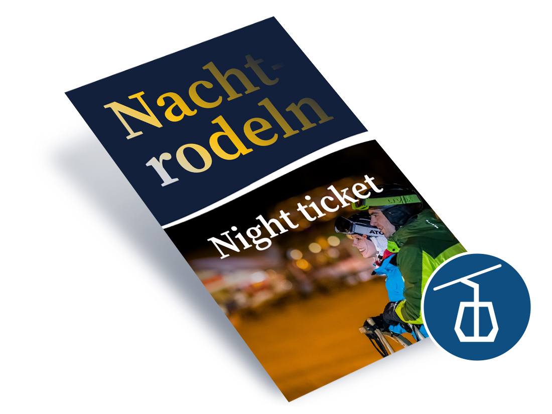 Night ticket for the gondola lift Hochwurzen